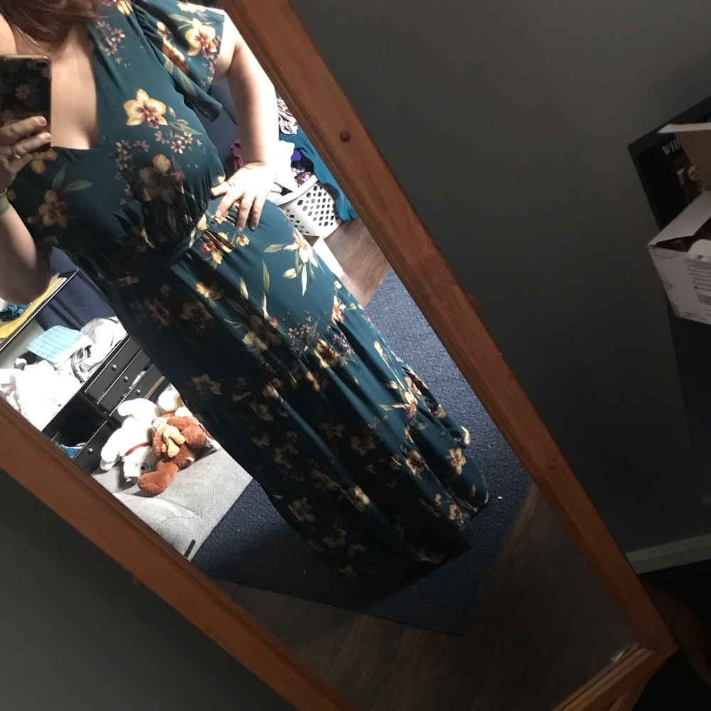 Floral maxi dress